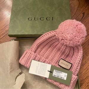 Authentic Gucci PomPom Beanie